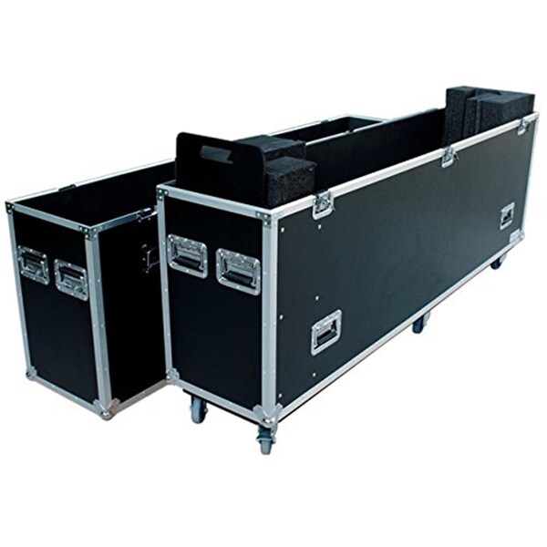AP-20SM21W 20U Shock Mount Rack Case With Wheels For DJ/AV Equipment
